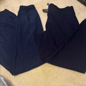 Women's Navy and Black Track Pants